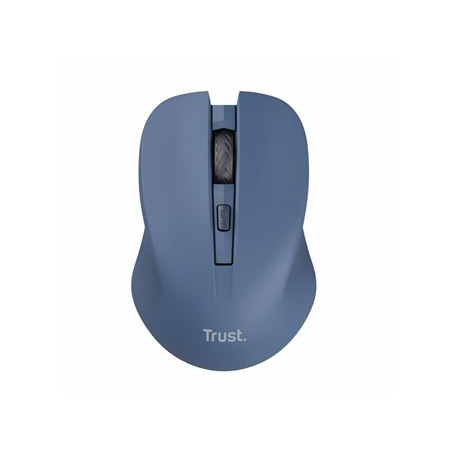 mouse trust mydo silent wireless ottico 1800dpi blu [25041]