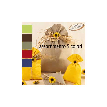 50 buste regalo in ppl mat a everyday classic 40x65cm 5 colori classici
