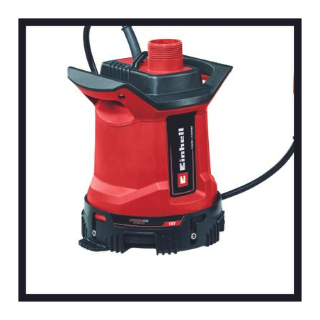 pompa per acqua einhell ge-dp 18/25 ll li batteria 18v nero/rosso