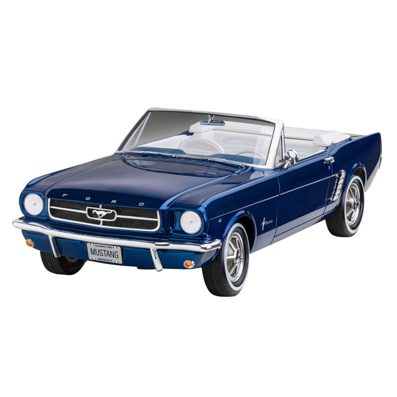 modelino revell regalo di 60anni della ford mustang 1/24 blu/grigio