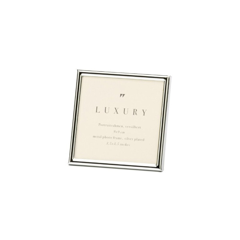 cornice walther design chloe 3 per foto singola argento [wd099s]