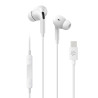 auricolari celly con microfono cablato usb-c bianco [up1200typecwh]