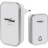 campanello greenblue gb157w cinetico senza fili/batteria ip44 portata