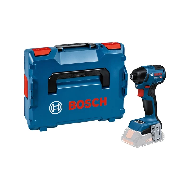 trapano avvitatore bosch gdr pro a percussione a batteria 18v blu/nero