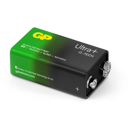 pile alcaline gp batteries ultra plus 6lr61 9v [gpulp1604a442c1]