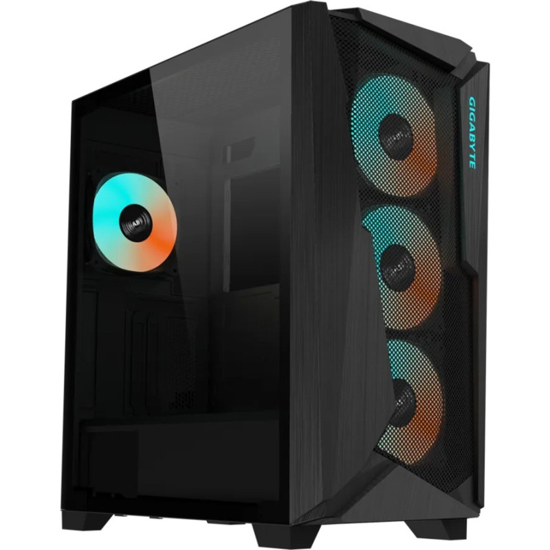 case gigabyte c301 glass v2 midi-tower atx/e-atx/matx rgb