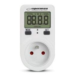 misuratore di consumo esperanza ela102 230v 3680w bianco [ela102]