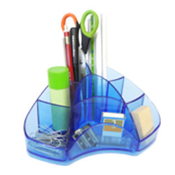 Portapenne arda multipot classic azzurro trasparente [tr7121bl]