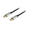 cavo displayport equip premium displayport 1.4 m/m 5m argento/nero
