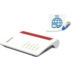 router in fibra ottica avm fritz!box 4050 bianco [20003052]