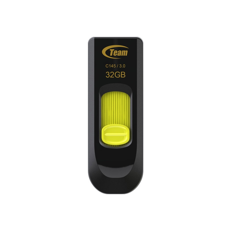 pen drive 32gb team group c145 chiavetta usb 3.2 tipo a nero/giallo