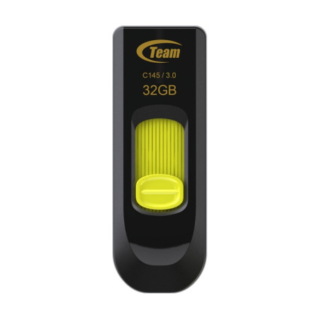 pen drive 32gb team group c145 chiavetta usb 3.2 tipo a nero/giallo