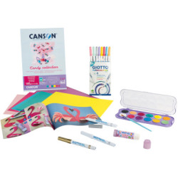 gioco creativo giotto art lab candy blocco a4 canson con 30 fogli