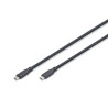 cavo di ricarica digitus usb-c 3.2 (m-m) 2m silicone 4k 100w