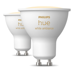 set lampadina led philips hue gu10 bluetooth /350lm/5w/ classe e/bianco