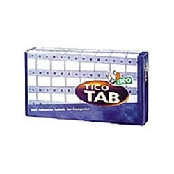 Etichette a modulo continuo tico tab1-0892 89x23,5 corsia singola