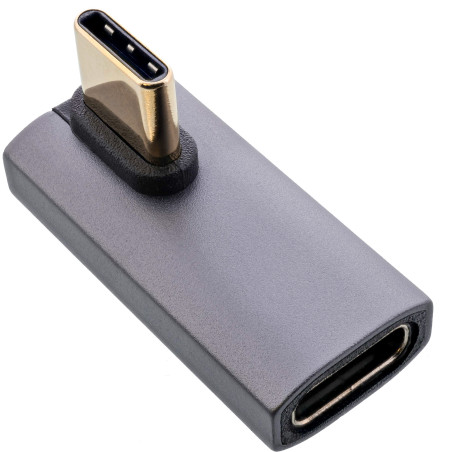 adattatore inline usb4 spina/presa usb-c verticale angolata destra/sinistra