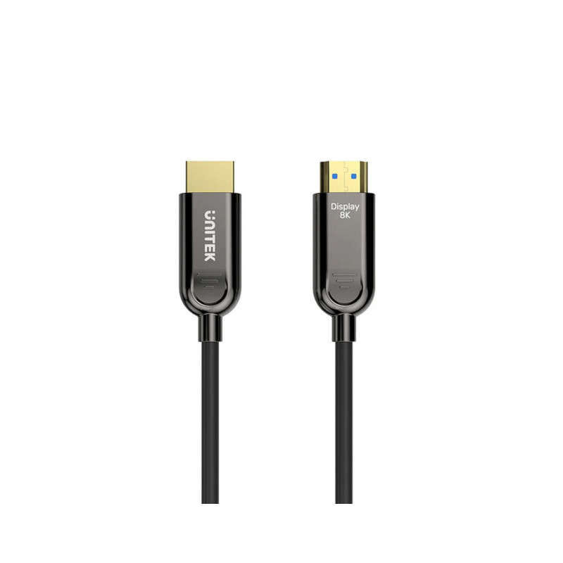 cavo unitek optic hdmi cable hdmi 2.1 aoc 8k 120hz 5m [c11085gy03-5m]