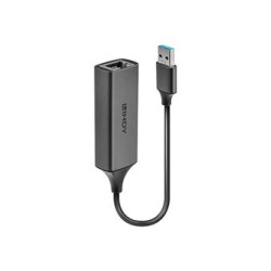 adattatore di rete lindy usb 3.0 gigabit ethernet converter grigio
