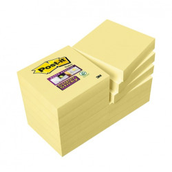 Blocco adesivo post-it 90fg super sticky giallo canary 47,6x47,6mm