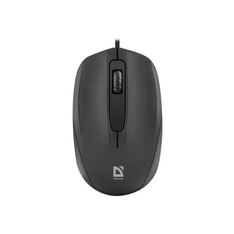 mouse defender alpha mb-507 optical 1000dpi 3p black silent click