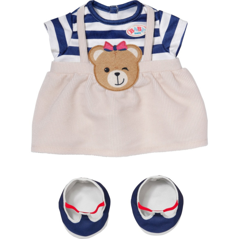 accessori per bambole zapf creation baby born teddy kleid vestiti