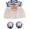 accessori per bambole zapf creation baby born teddy kleid vestiti