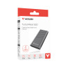 ssd esterno 2tb verbatim turbometal usb-c 3.2 gen 2 40gbps argento