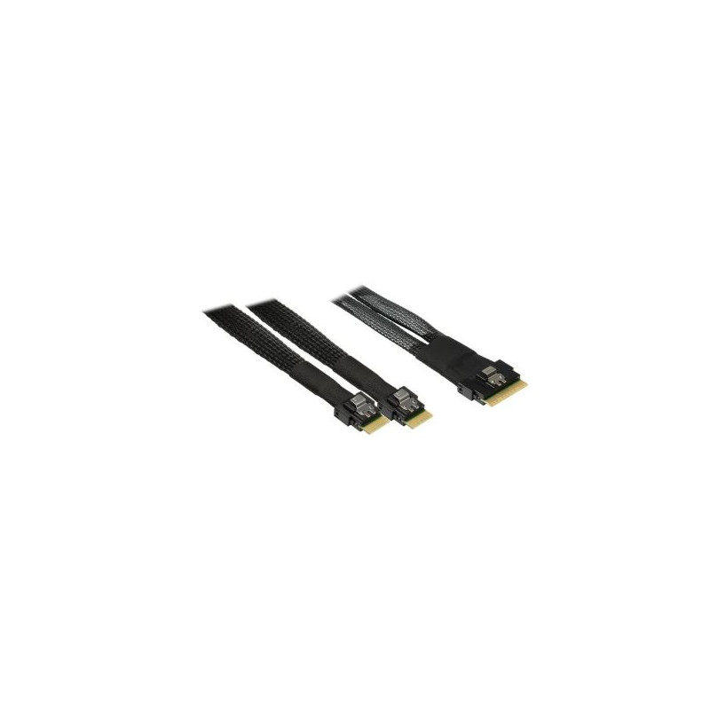 cavo intertech 8654-8i 2x sff 0.7m nero[88885662]