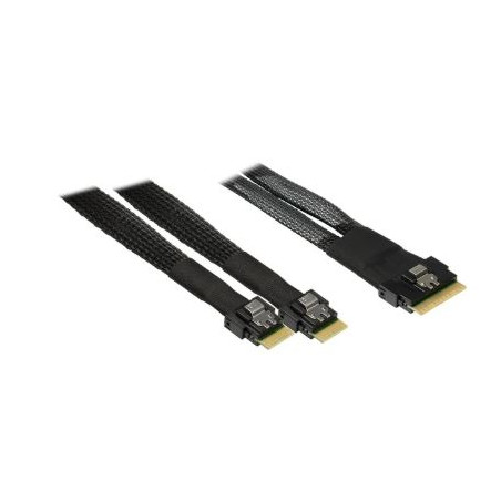 cavo intertech 8654-8i 2x sff 0.7m nero[88885662]