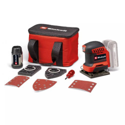 levigatrice orbitale einhell te-os 18/113 3x li-solo a batteria
