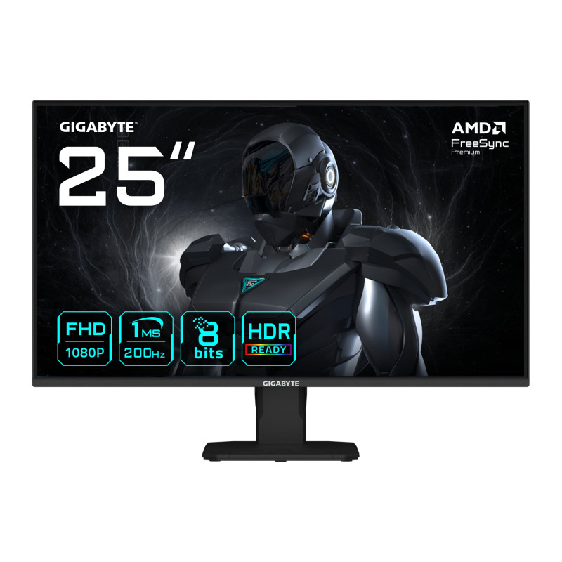 monitor 25'' gigabyte gs25f2 full hd 1920x1080/1ms/e/nero