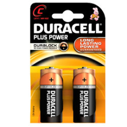 Pila duracell 2 pz. plus (mn1400) c mezza torcia [gilmn1400]