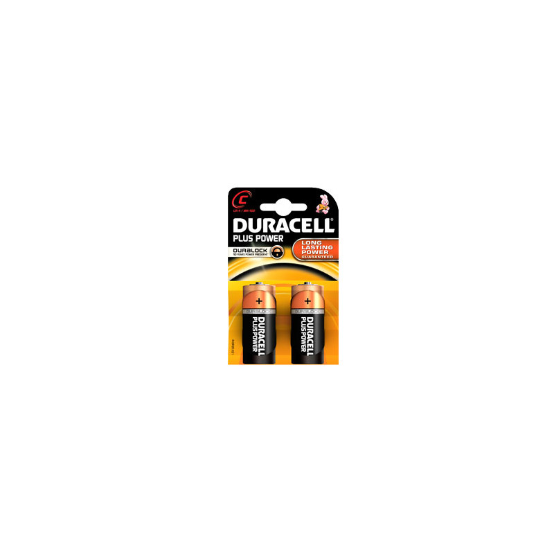 Pila duracell 2 pz. plus (mn1400) c mezza torcia [gilmn1400]