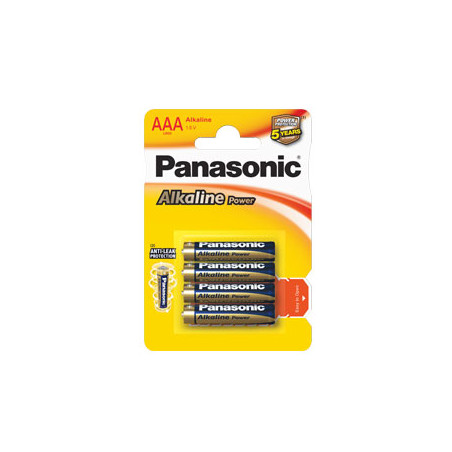 Pila panasonic 4 pz. ministilo alcaline aaa 1,5v [c500003]