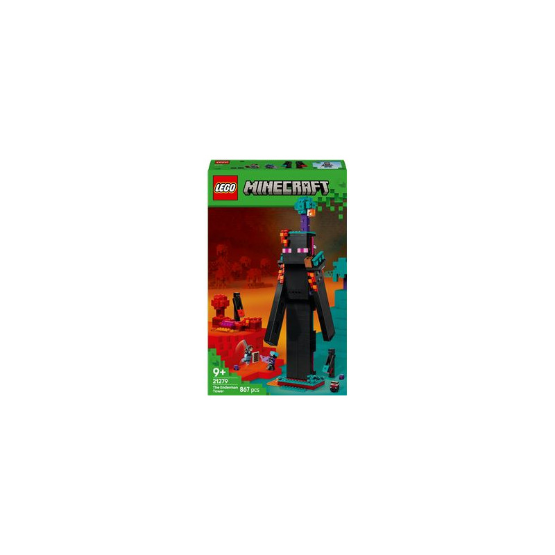 set di costruzione lego minecraft 21279 la torre dell'enderman