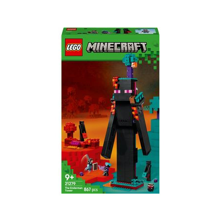 set di costruzione lego minecraft 21279 la torre dell'enderman