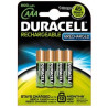 Pila ricaricabile duracell 4 pz. aaa ministilo 800mah precharged