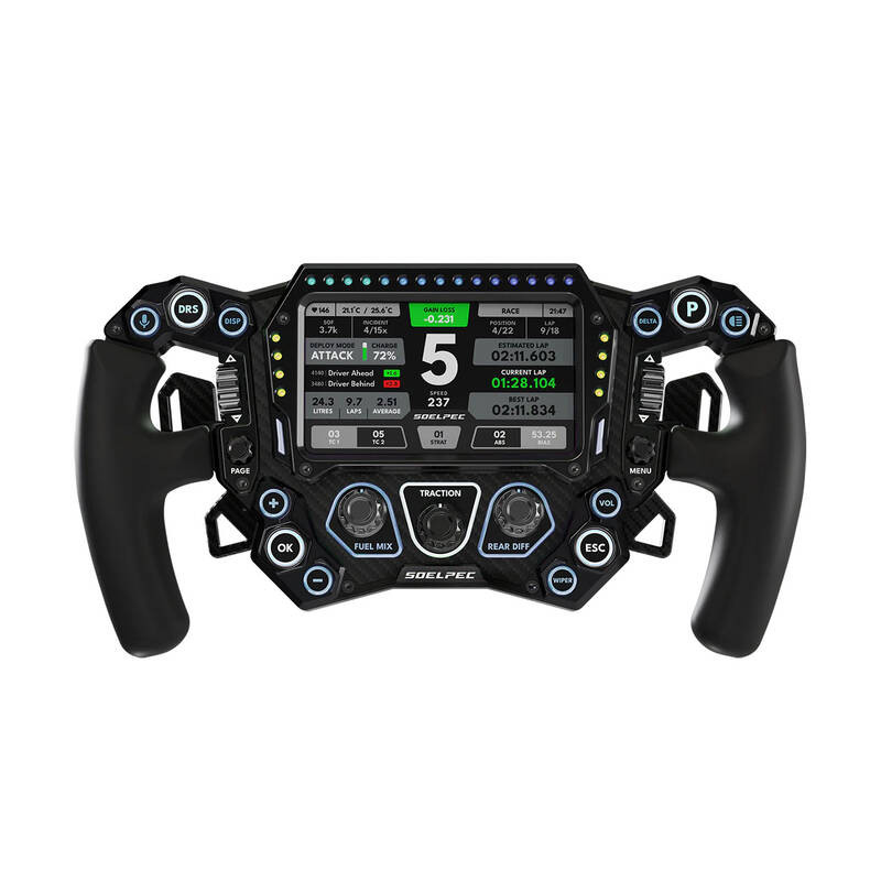 volante soelpec spectra xr basalto rgb 17 pulsanti nero