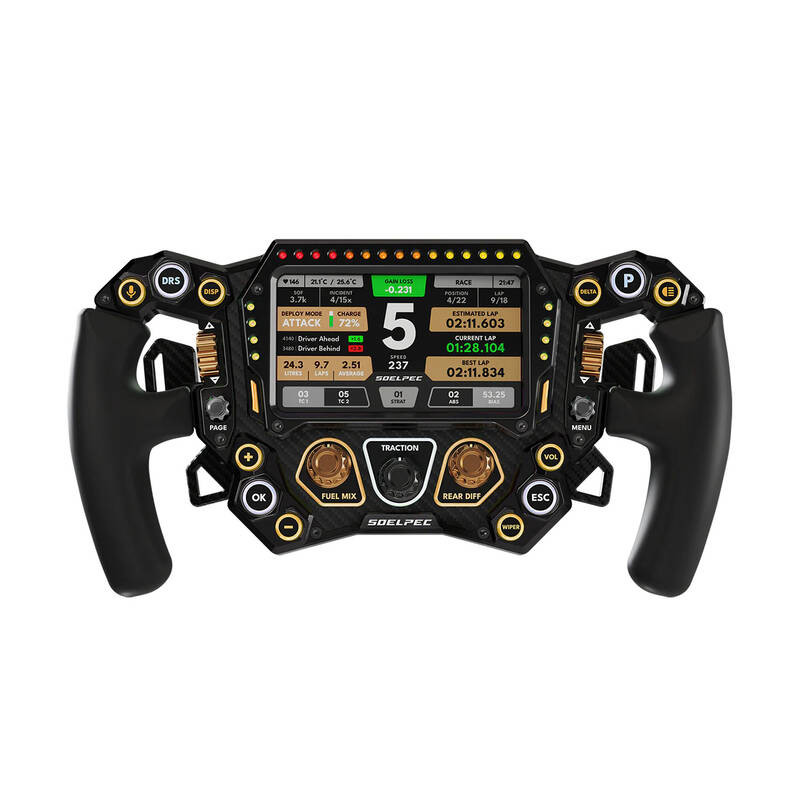 volante soelpec spectra xr rame rgb 17 pulsanti nero