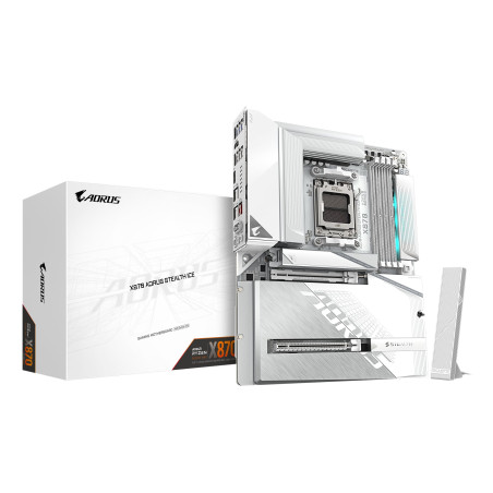 scheda madre amd gigabyte x870 aorus stealth ice am5 atx 4x ddr5