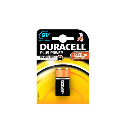 Pila duracell 1 pz. 9v plus (mn1604) [gilmn1604]