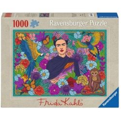 puzzle ravensburger frida kahlo's paradies pappagalli scimmie