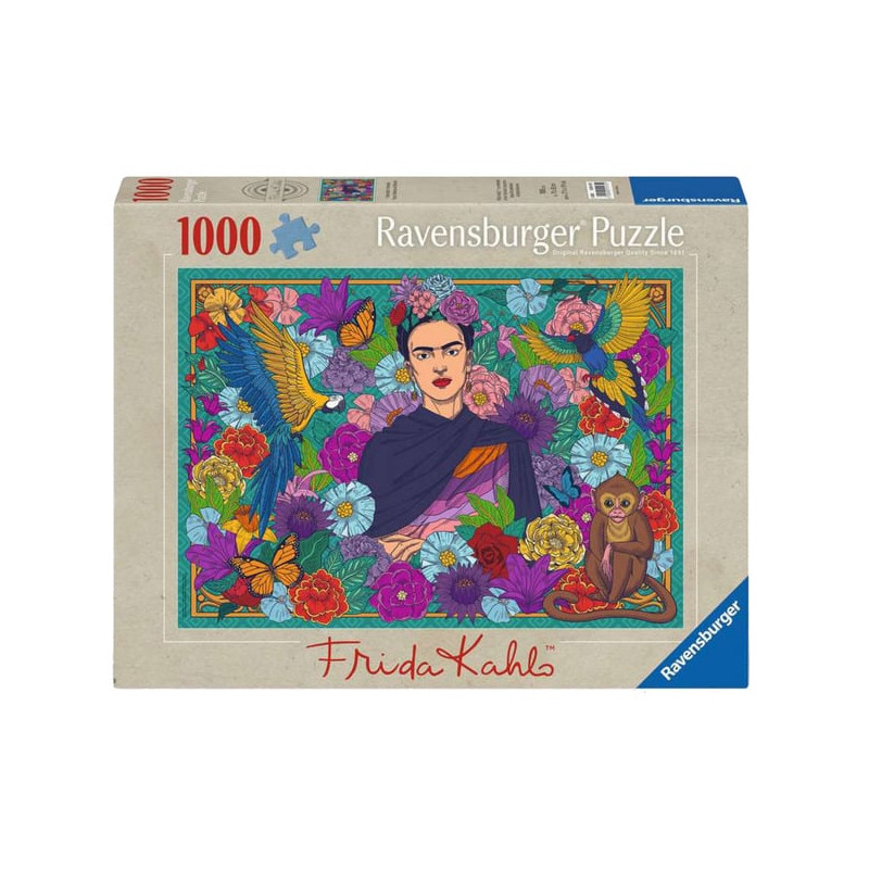 puzzle ravensburger frida kahlo's paradies pappagalli scimmie