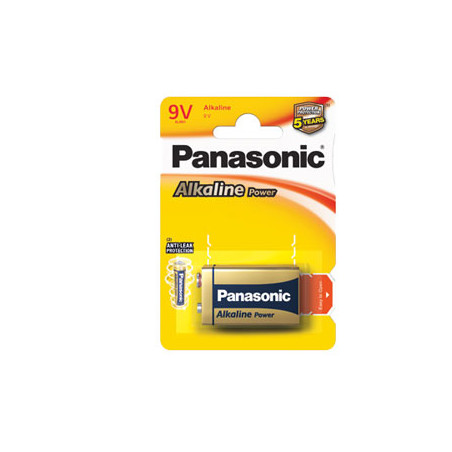 Pila panasonic 1 pz. transistor 9v alkaline [c500061]