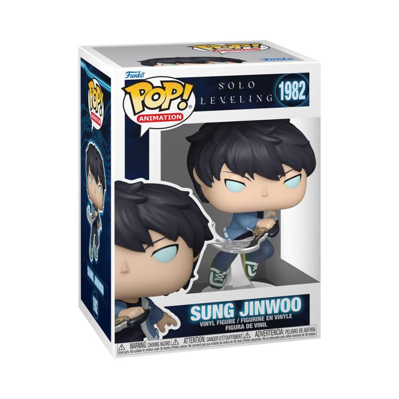 figurine funko pop! solo leveling sung jinwoo 1982 11.4cm multicolore