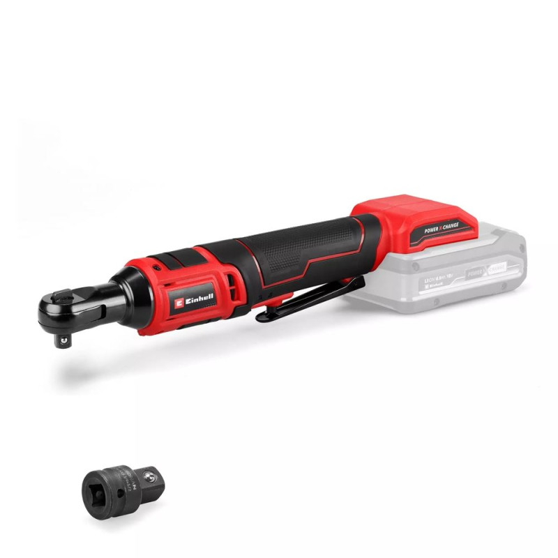 cacciavite a cricchetto einhell te-rw 18/60 li-solo nero/rosso
