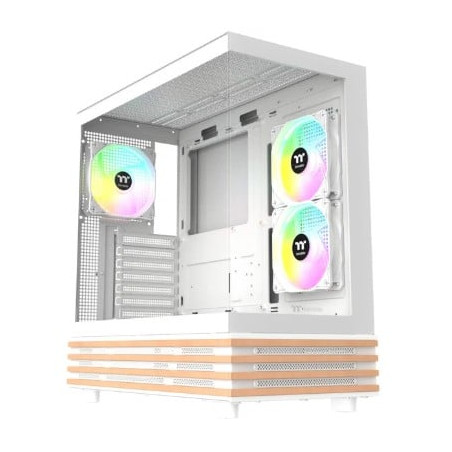 case termaltake view 270 plus ws argb midi-tower e-atx bianco