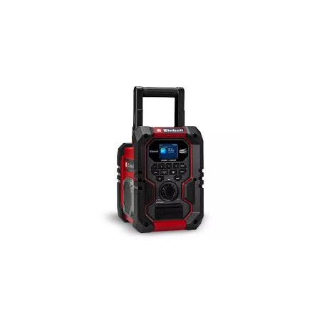 radio einhell akkute-cr 18 li dab+/fm/bt wireless/bluetooth rosso/nero