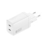alimentatore da rete 4smarts pdplug dual 45w 2x usb tipo c bianco